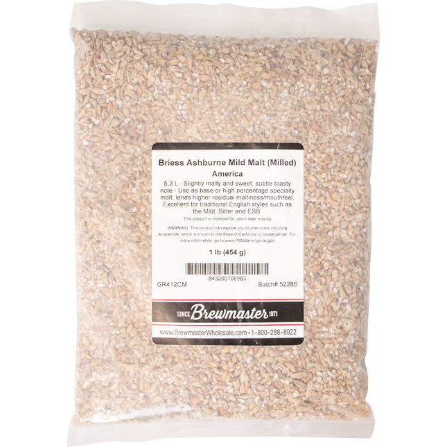 Malt - Ashburne Mild - Per Lb (Showroom Only)