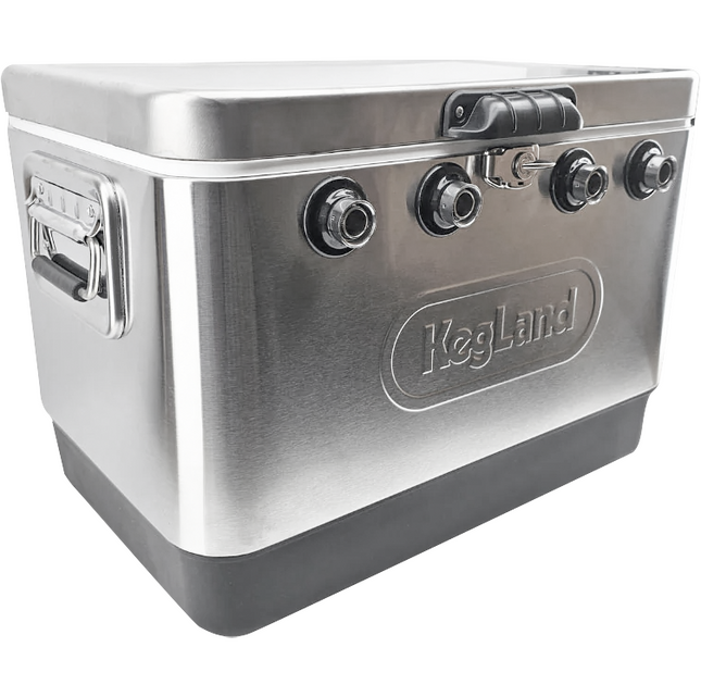 KegLand Stainless 4 Tap Jockey Box - w/o Faucets - Used/ Refurbished