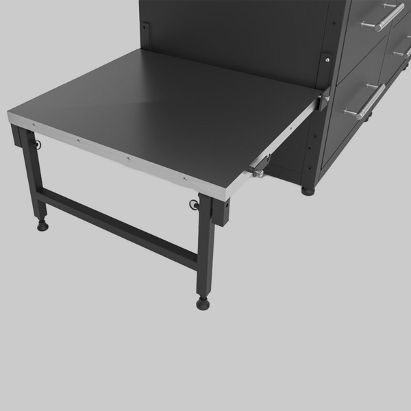 Folding Side Stand for Blichmann Modular Utility Cabinets