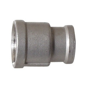 Stainless Reducing Coupler - 3/4 in FPT x 1/2 in FPT