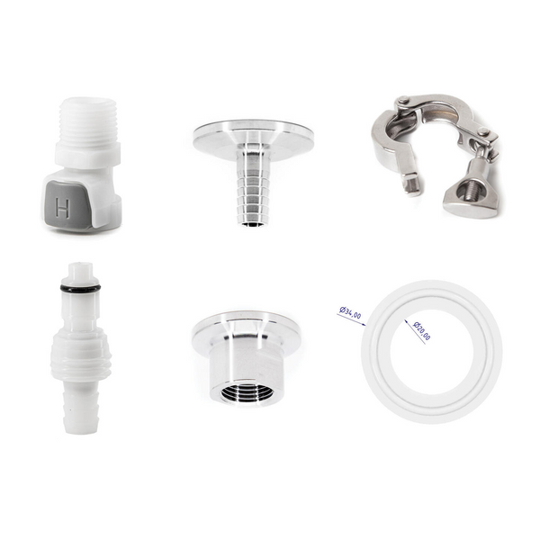 Brewtools Cooling Connector Kit | Quick Connectors | For B25/B50/B100/B180