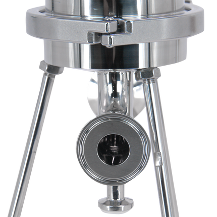 BevBright 316 Electro Polished S/S Cartridge Filter Housing - 10 in. - 1 Module Capacity