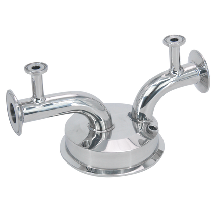 BevBright 316 Electro Polished S/S Cartridge Filter Housing - 10 in. - 1 Module Capacity