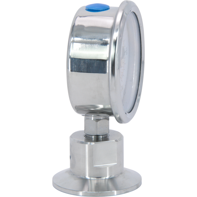 BevBright - Stainless - 1.5 in. T.C. Pressure Gauge (0-140 psi)