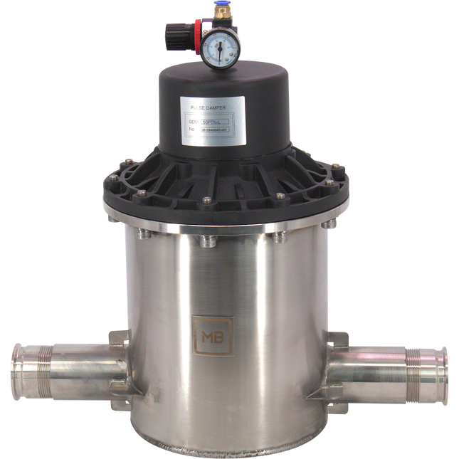 MB - Pulse Dampener for Sanitary Pneumatic Diaphragm Pump - 100 GPM