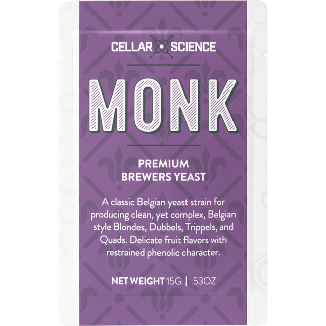 CellarScience - Dry Yeast - MONK Belgian Abbey Ale - PLACEHOLDER