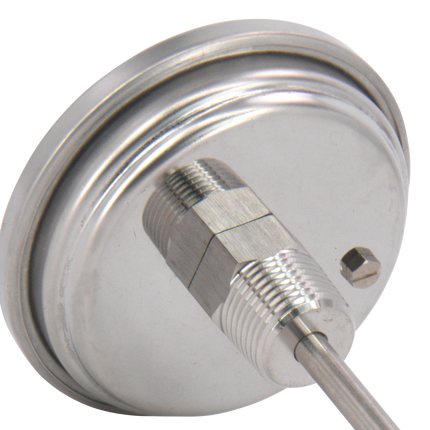 BrewBuilt - Thermometer - 1/2 in. NPT - 3 in. Dial Face x 6 in. Probe