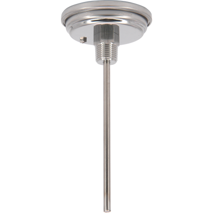 BrewBuilt - Thermometer - 1/2 in. NPT - 3 in. Dial Face x 6 in. Probe