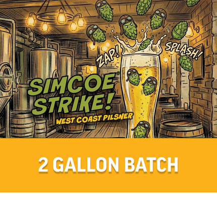 Simcoe Strike West Coast Pilsner Flash Brewing Kit - 2 Gallons