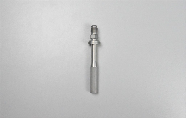 Stainless Steel Carb Stone - 10 micron with 1/4 flare QC fitting