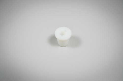 Solid stopper - #7 dual hole, FDA silicone