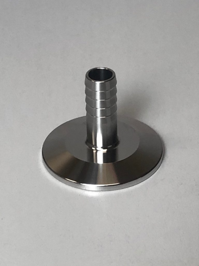Barb - 1 sanitary clamp  X 1/2  hose barb