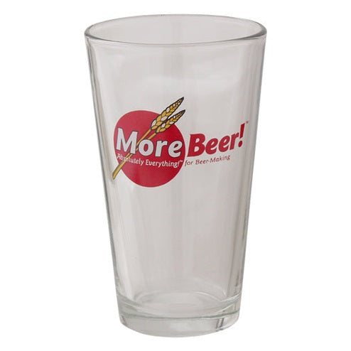 MoreBeer!  Pint Glass (16oz)