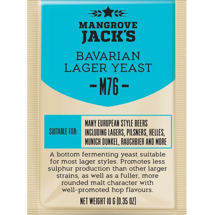 Mangrove Jack's Craft Series Bavarian Lager Yeast M76 - 10g
