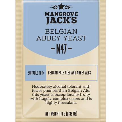Mangrove Jack's Craft Series Belgian Abbey Yeast M47 - 10g