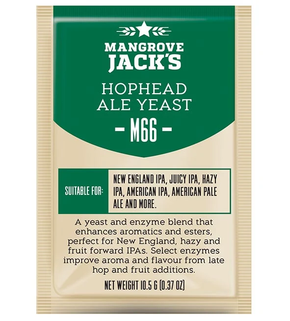 Mangrove Jack's Craft Series Hophead Ale Yeast M66  - 10.5g