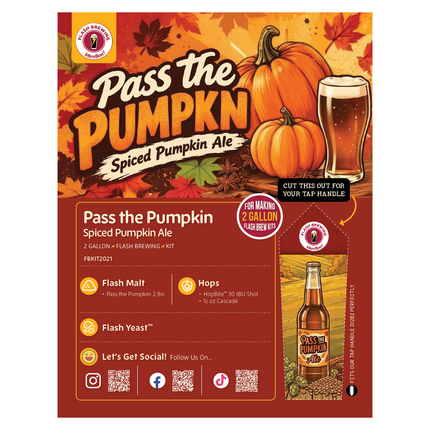 Pass the Pumpkin Flash Brewing Kit - 2 Gallons