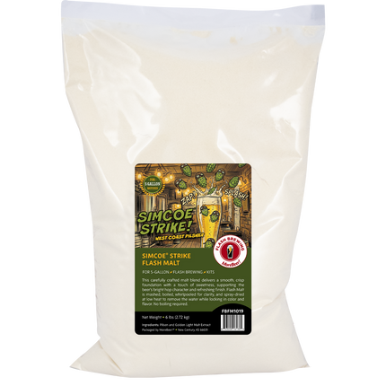 Simcoe Strike West Coast Pilsner Flash Brewing Kit - 5 Gallons