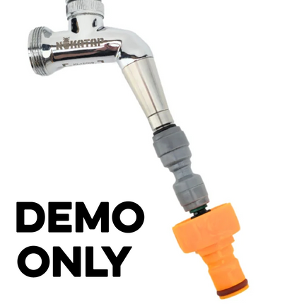 Nukatap Push in Spout to 8mm (5/16") duotight compatible barb