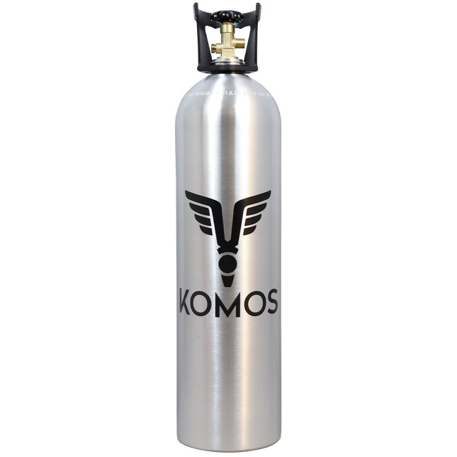 25 lb Aluminum CO2 Tank - KOMOS