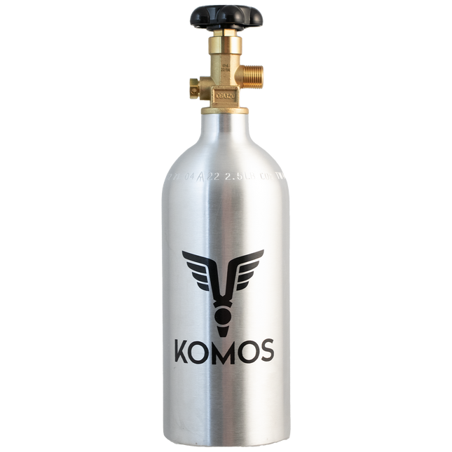 2.5 lb Aluminum CO2 Tank - KOMOS