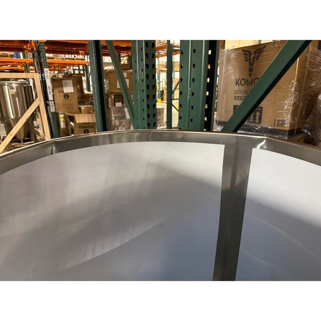 Marchisio Variable Volume Tank | Flat Bottom | Stainless Steel | Marbled Finish | 400L - Scratch & Dent