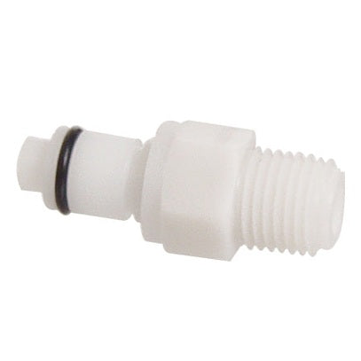 Beer & Gas Tubing Quick Disconnect -1/4" MNPT x Male Shut-off