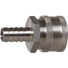Female Stainless Steel Quick Disconnect (QD) w/ Barb
