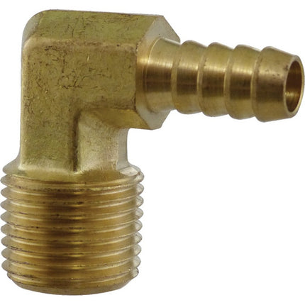 Brass - 1/2 in. MPT x 3/8 in. Barb Elbow