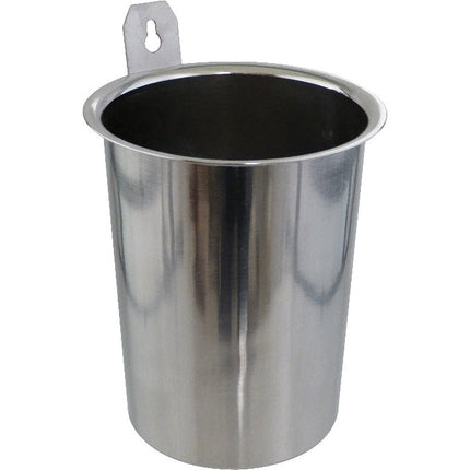 Stainless Blowoff Bucket - with Bracket