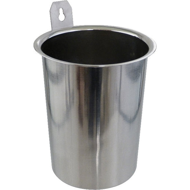Stainless Blowoff Bucket - with Bracket