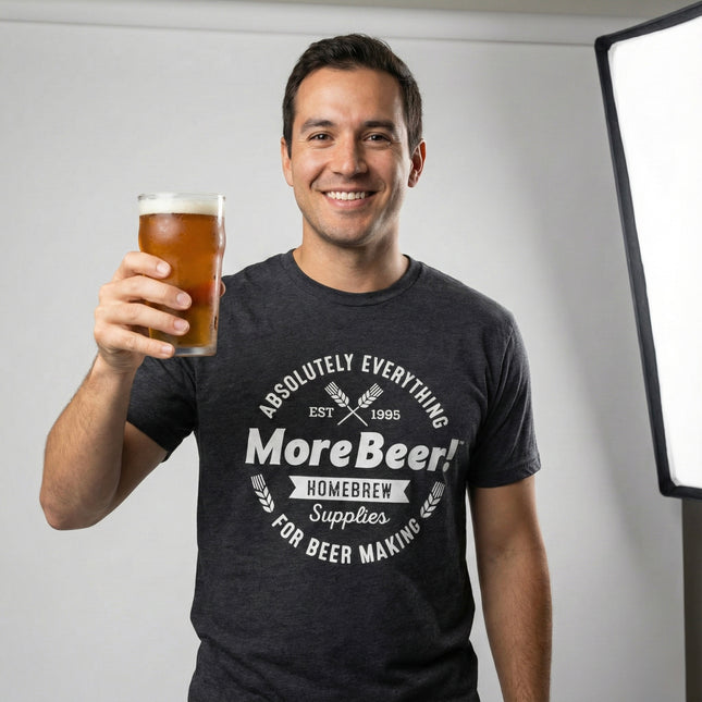 MoreBeer!® Absolutely Everything - Charcoal T-Shirt