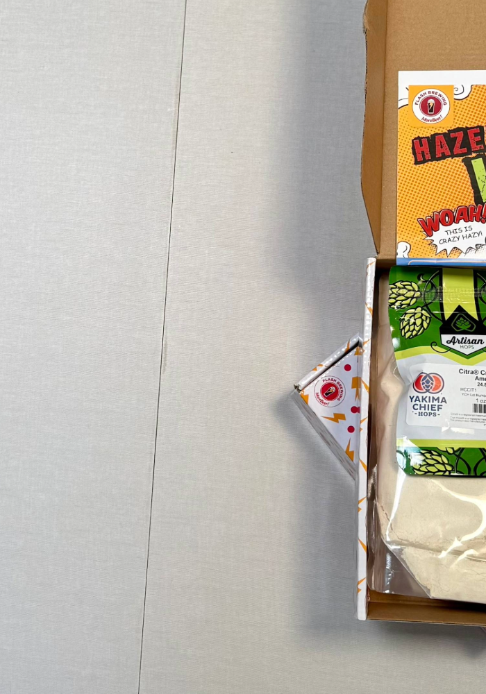 <h1>2-Gallon Flash Brewing Kits.</h1>