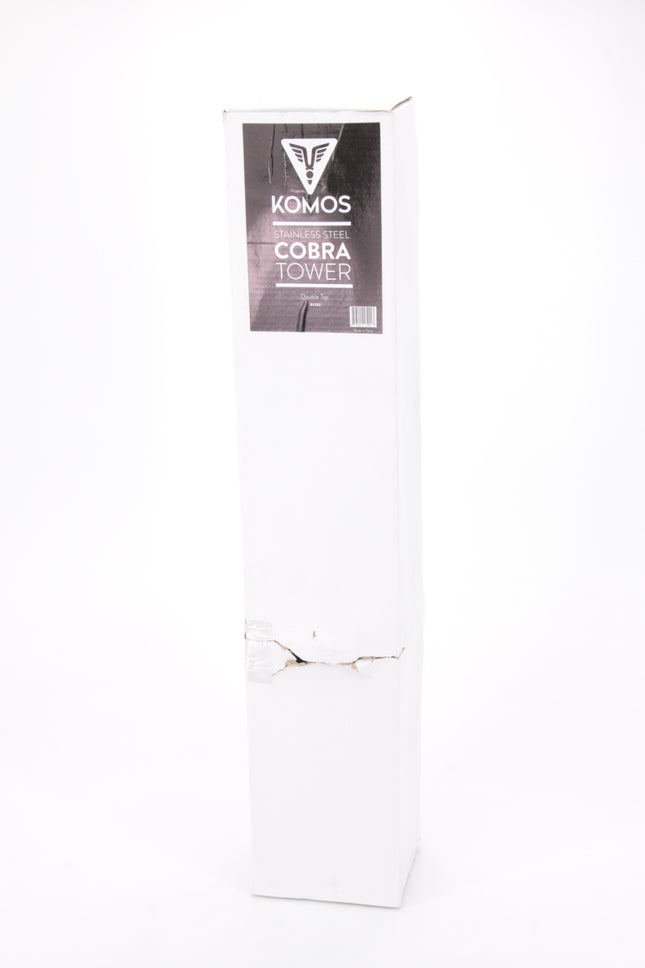 KOMOS® Cobra Draft Tower - Dual Tap - Damaged/Open Box