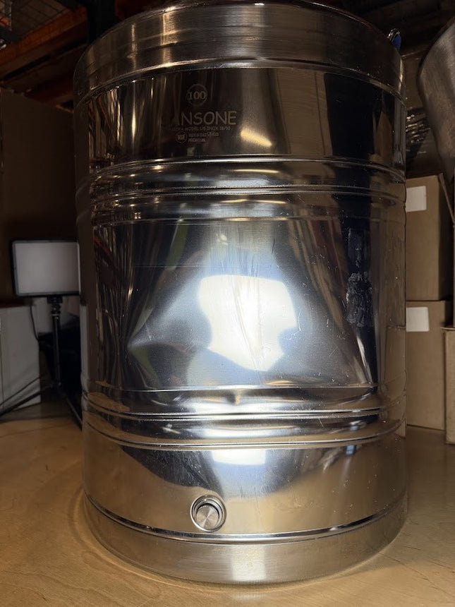 Sansone Fusti Tank | Stainless Steel | 26.4 Gallon | 100L - Return