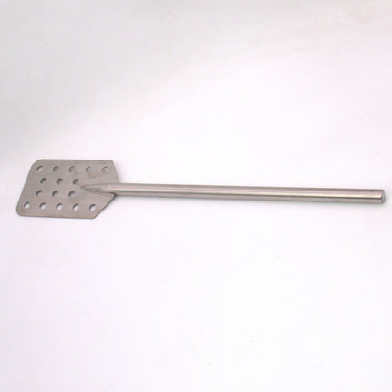 Stainless Steel Mash Paddle - 30 in. Long (With Drilled Holes) - Open Box