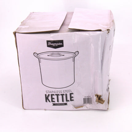 Brewmaster 5 Gallon Stainless Steel Kettle - Damaged Box