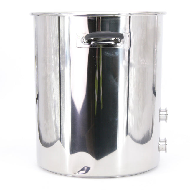 BrewBuilt® Brewing Kettle | 1.5" Tri-Clamp | Dual Port | Front/Back Handles - Scratch & Dent